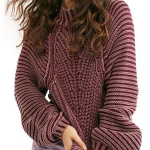 Free People Sweetheart Mock Neck Sweater